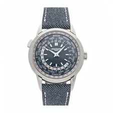 Patek Philippe — Patek Philippe Complications World Time Date White Gold Auto 40mm Blue 5330G-001 — Watch — resale