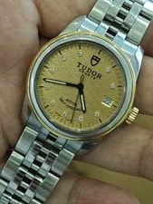 Tudor — Tudor Classics 55003 Automatic 36mm Gold Roman Dial — Watch — resale