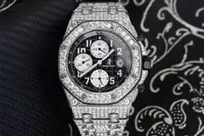 Audemars Piguet — Audemars Piguet Royal Oak Offshore Chronograph 42 Mm Steel Diamond — Watch — resale