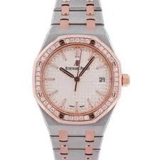 Audemars Piguet — Audemars Piguet Royak Oak 33mm White Stick Dial Ref# 77350SR.OO.1261SR.01 — Watch — resale