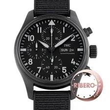 IWC — IWC Pilot's Chrono 41 Top Gun Ceratanium IW388106 With Box — Watch — resale