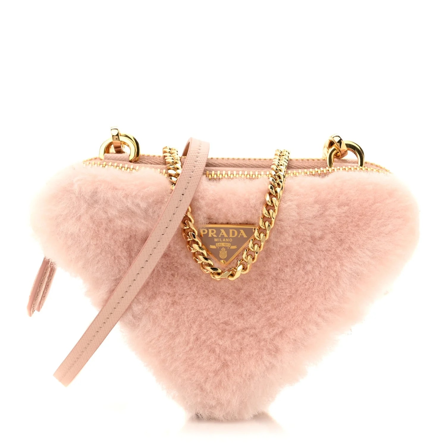 Prada — Triangle Mini Orchidea — Handbag — resale