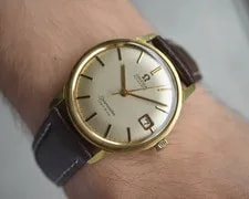 Omega — 1974 Omega Geneve Gold Mechanical Dress Date — Watch — resale