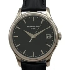 Patek Philippe — Patek Philippe Calatrava 5227G-010 39mm White Gold Black OKW802 — Watch — resale