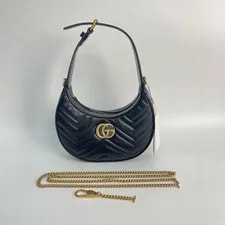 Gucci — Auth Gucci GG Marmont Chevron Hobo — Handbag — resale