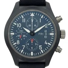 IWC — IWC Pilot's Chronograph Top Gun IW378901 Black Ceramic/Titanium #136 — Watch — resale