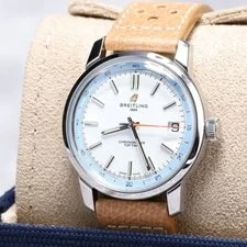 2025 Breitling Top Time B31 38mm Sky Blue & White Dial AB3113281 Complete Set