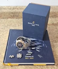 Breitling Chronomat 42mm UB0134 Rose Gold & Stainless Steel W/ Box