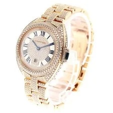 Cartier — Cartier CLÉ DE 32mm PG Silver #C1427 — Watch — resale