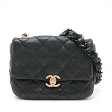 Chanel — Chanel Matelasse Single Flap Single Chain Metal Fit — Handbag — resale