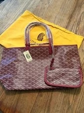 Goyard — Goyard Saint Louis Chevron Print — Handbag — resale
