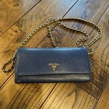 Prada — Prada Chain Wallet Chain From Japan — Handbag — resale