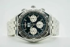 Breitling — Breitling Crosswind Special Steel Blue Dial Diamond Encrusted 43mm A44355 — Watch — resale
