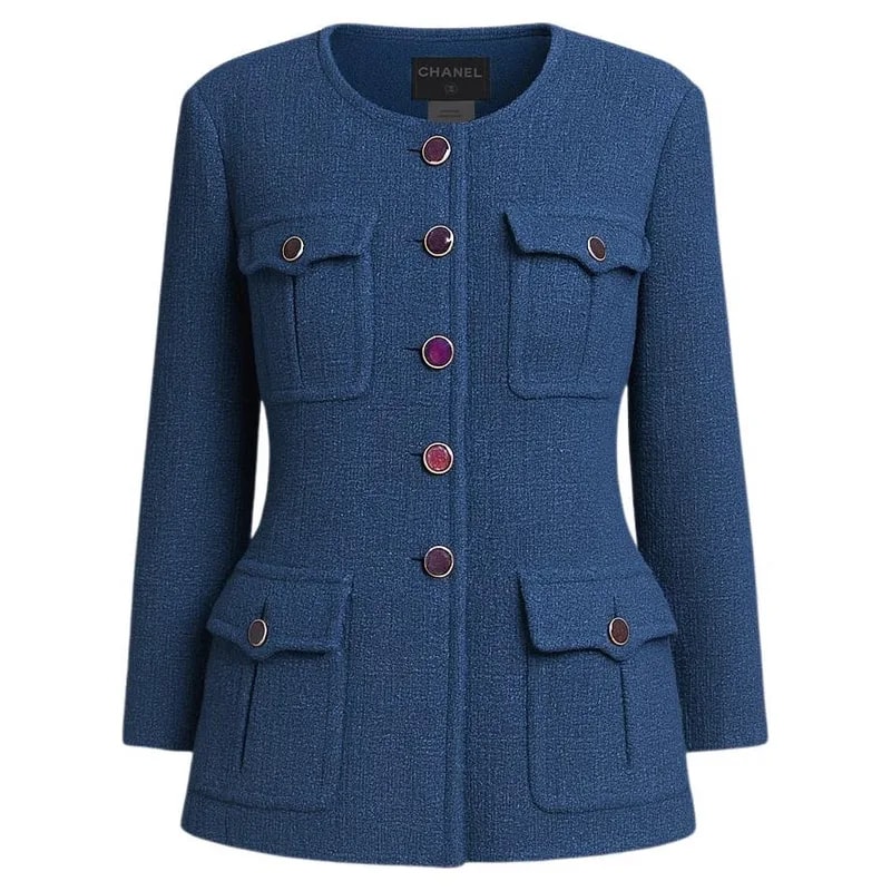 Chanel — Chanel Runway Jacket With Gripoix Buttons — Clothing — resale