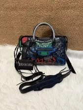 Balenciaga — Balenciaga Classic City Small Aged Graffiti /Crossbody — Handbag — resale