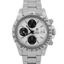 Tudor — Tudor Oyster Date Chronograph Big Block White 79180 40mm Steel BOX — Watch — resale