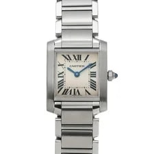 Cartier — Cartier Tank W51008Q3 ( 2384) 18mm Stainless Steel Silver #WW3754 — Watch — resale