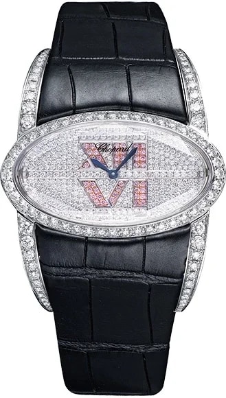 Worldofluxuryus — Chopard Classic 18K White Gold & Diamonds Lady's — Watch — resale