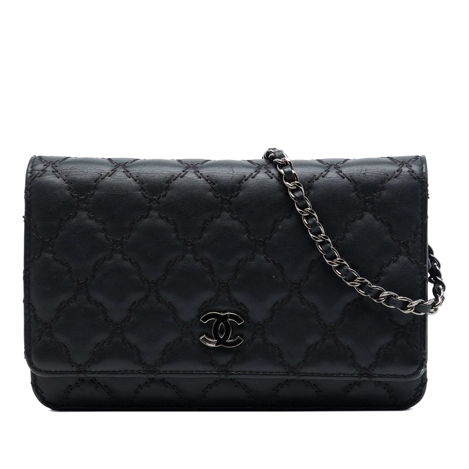 Chanel — CC Wild Stitch Wallet on Chain — Handbag — resale