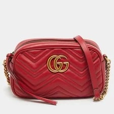 Gucci — Gucci Matelasse GG Marmont Small Camera — Handbag — resale