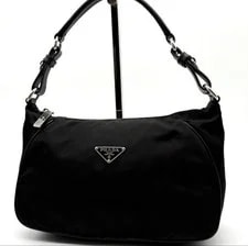 Prada — Prada One- Triangle Logo Tag — Handbag — resale