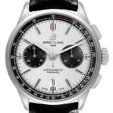 Breitling — Breitling Premier B01 Chronograph 42 Steel Silver Dial AB0118 Unworn — Watch — resale