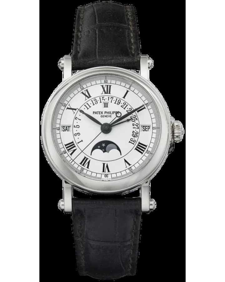 Worldofluxuryus — Patek Philippe Perpetual Calendar 18K White Gold Man's — Watch — resale