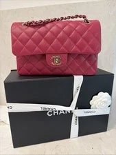 Chanel — Authentic Chanel Classic Small Double Flap / Dark Lghw — Handbag — resale