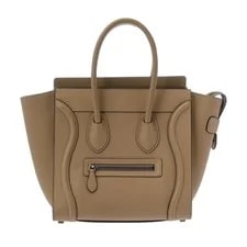 Celine — Celine Luggage 189793DRU.03UN Drummed Calf Dune — Handbag — resale