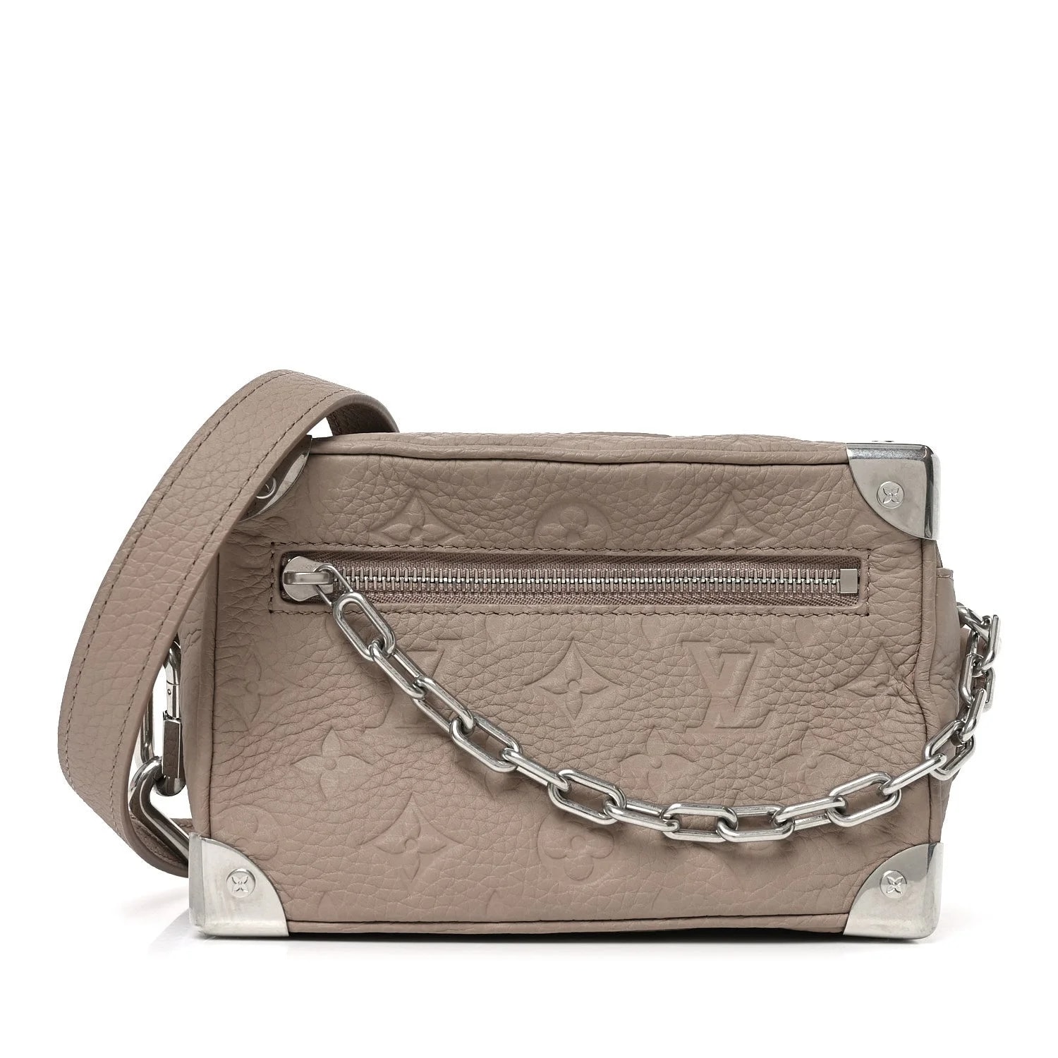 Louis Vuitton — Taurillon Soft Trunk Riverstone — Handbag — resale