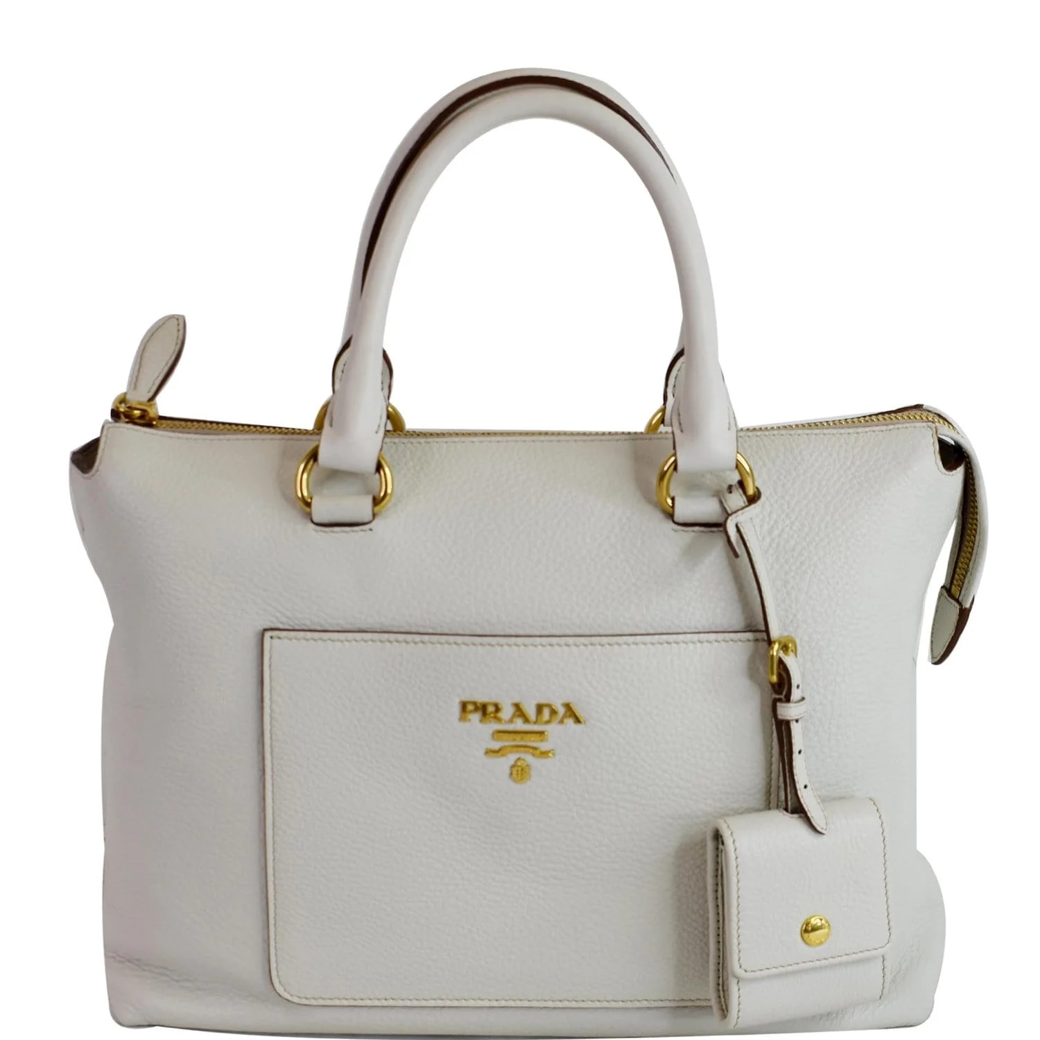Prada — Prada Vitello Daino Zip — Handbag — resale