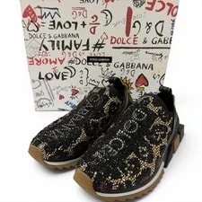 Swarovski — Dolce&Gabbana Sorrento Swarovski Logo Design Low Cut — Sneaker — resale