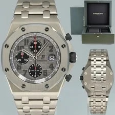 Audemars Piguet — 2026 Service Audemars Piguet Royal Oak Offshore Chrono Titanium 26170Ti Ghost — Watch — resale