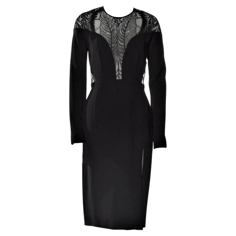 Gucci — New Gucci Spiderweb Runway Dress Sz 42 $2875 — Clothing — resale