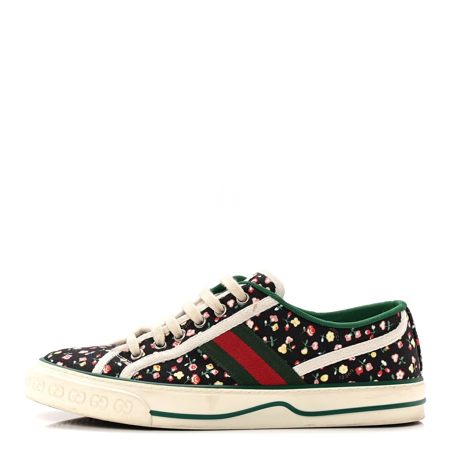 Gucci — X Liberty OF London Web Holly Print 1977 Tennis 38.5 Mystic — Sneaker — resale