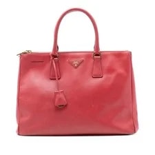Prada — Prada Large Lux Galleria Double Zip Satchel — Handbag — resale