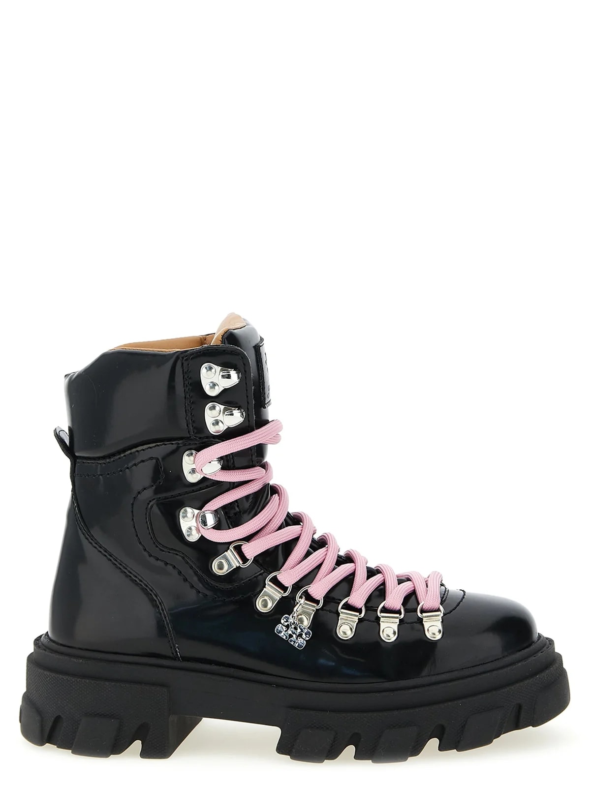 Ganni — Ganni Polyester Lace-Up — Designer Shoe — resale