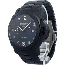 Panerai — Panerai Luminor PAM00438 Matte Black Ceramic Black Dial Auto 'S 44 Mm — Watch — resale