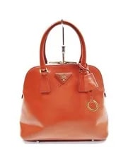 Prada — Prada Vernice Promenade Top Handle — Handbag — resale