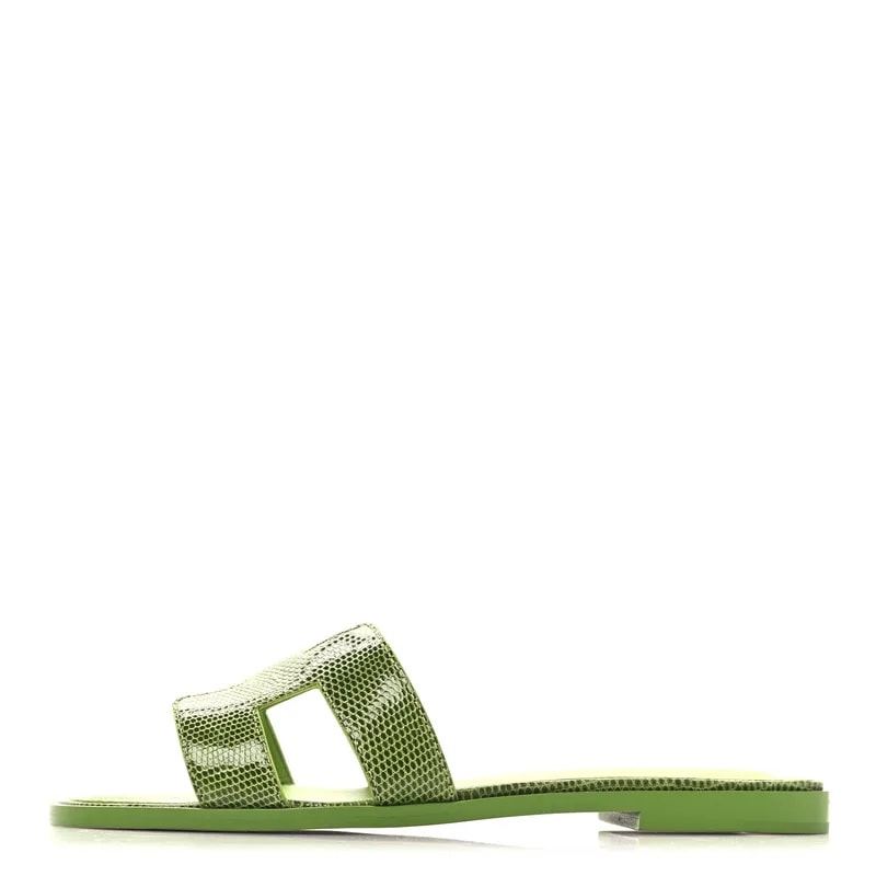 Hermès — Oran 36.5 Absinthe — Designer Shoe — resale