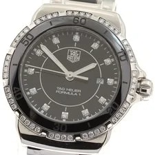 TAG Heuer WAH1312 Formula 1 12P Diamond Bezel Quartz Japan G0622