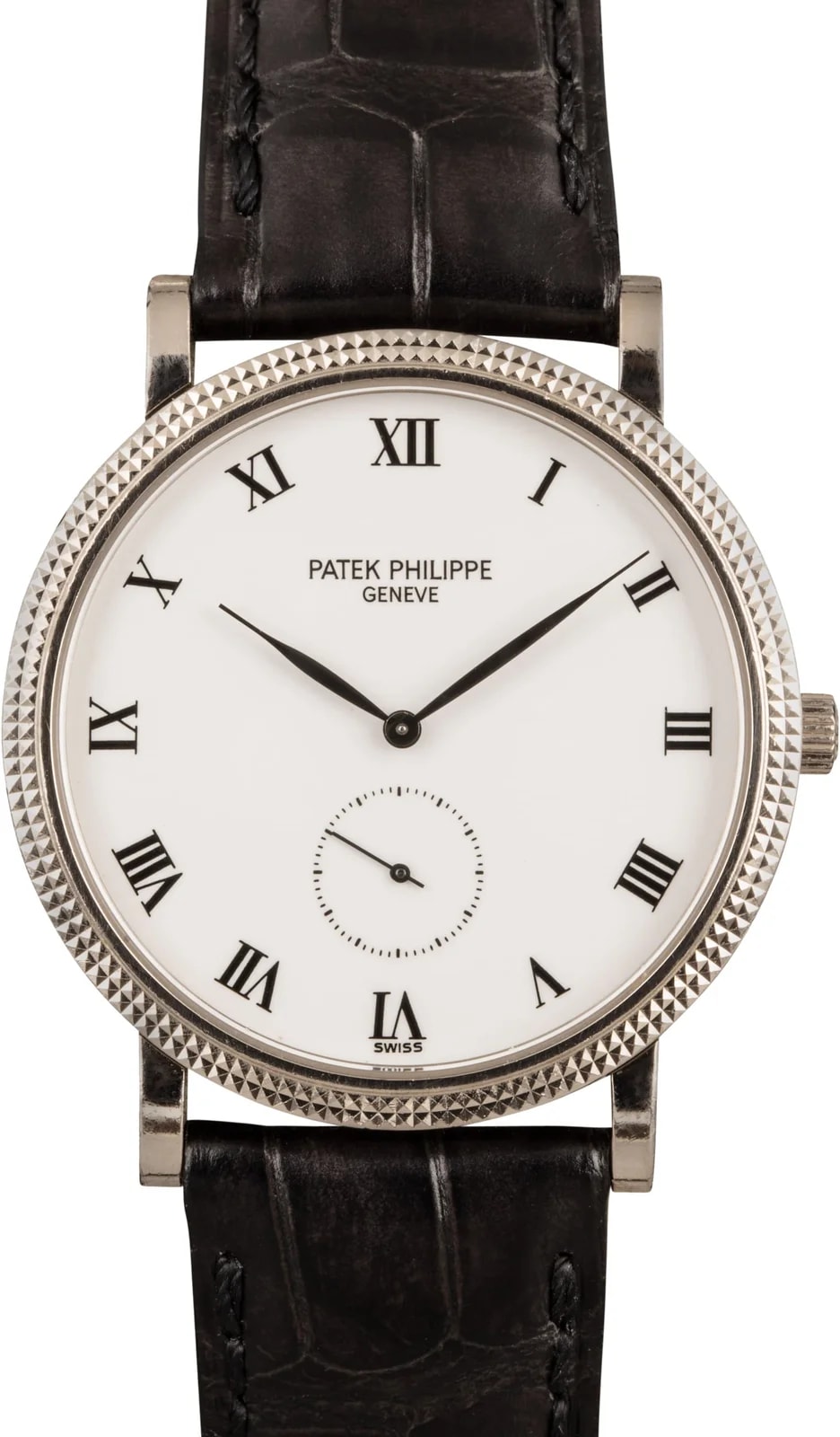 Patek Philippe — Patek Philippe Calatrava White Roman Dial — Watch — resale