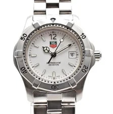 【Near 】tag Heuer WK1311-0 Professional 200m Quartz Silver Japan
