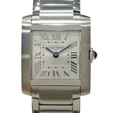 Cartier — Cartier Tank Francaise SM WSTA0129 Watches / Silver Quartz — Watch — resale