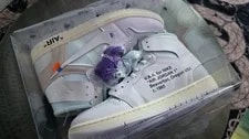 Air Jordan — Size 10.5 - Virgil Abloh Archive X Air Jordan 1 Retro OG High Alaska — Sneaker — resale
