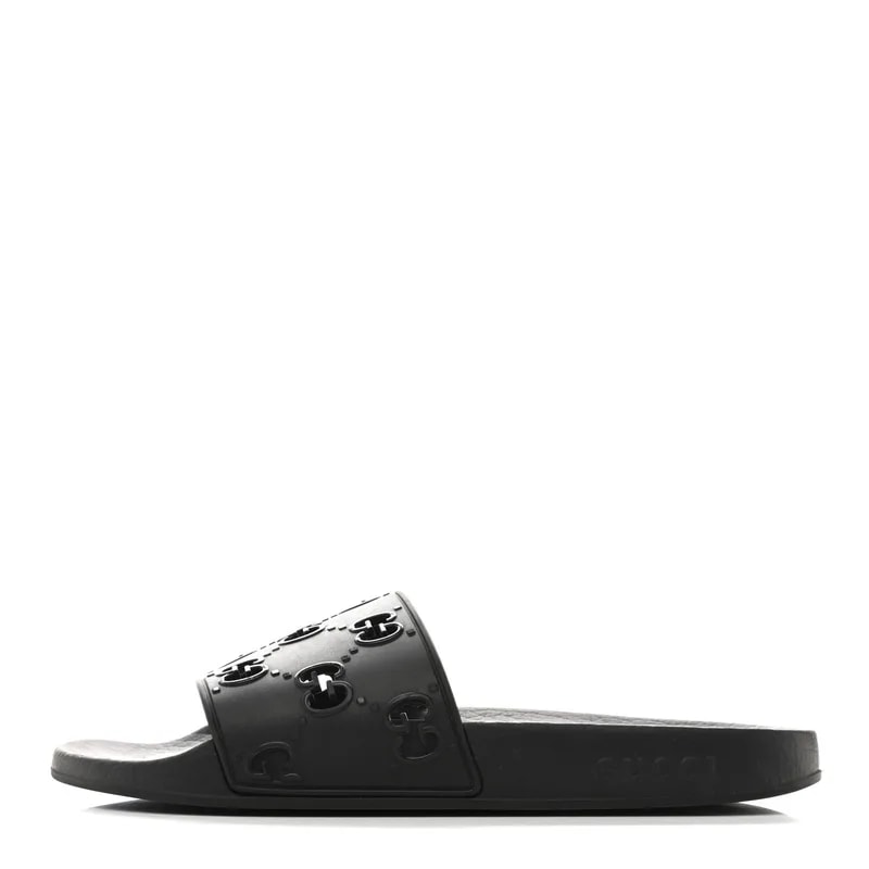Gucci — GG Perforated Slide 40 — Designer Shoe — resale