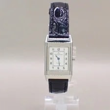 Jaeger-LeCoultre — Jaeger-LeCoultre Reverso #14 260.8.08 Quartz Embossing Leather BK 356LC522 — Watch — resale