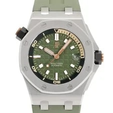Audemars Piguet — Audemars Piguet Royal Oak Offshore Diver 15720ST.OO.A052CA.01 Khaki Dial — Watch — resale