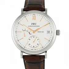 IWC — NEW IWC Portofino Hand Wound Eight Days Silver Dial Steel 45mm IW510103 — Watch — resale
