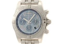 Breitling — Breitling Chronomat 44 SS AB011BMPPA Blue Dial From Japan w0731 — Watch — resale